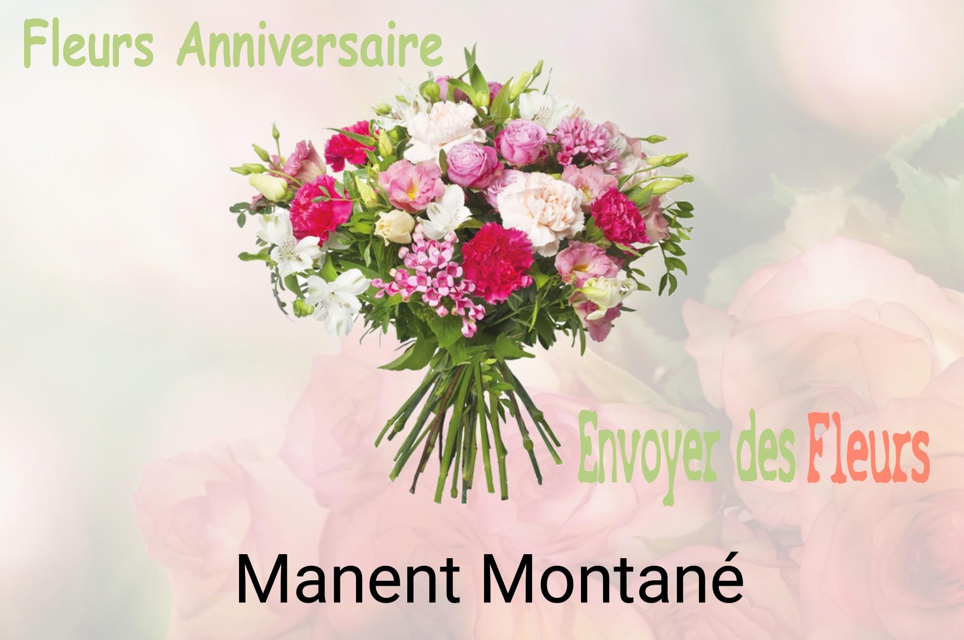 Bouquet de fleurs d’anniversaire livré à Manent-Montané